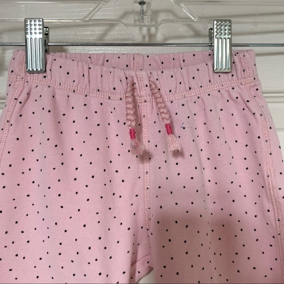 h&m Girl Light pink dotted lightweight Joggers- Size 1- 2 years - Picture 4 of 5